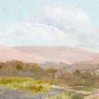 Gentle Hills Under Soft Skies I Art Print
