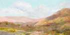 Hazy Afternoon in the Hills Art Print