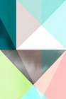 Geometric Harmony in Pastel Hues I Art Print