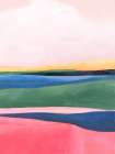 Colorful Horizon Layers II Modern Print