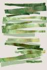 Green Layers of Natures Whisper I Art Print