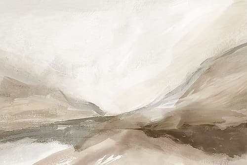 Misty Mountain Pass View Montagne reproduction