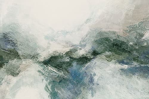Misty Mountain Serenity Art Print