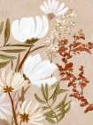 Delicate Blooms on Canvas I Art Deco Print