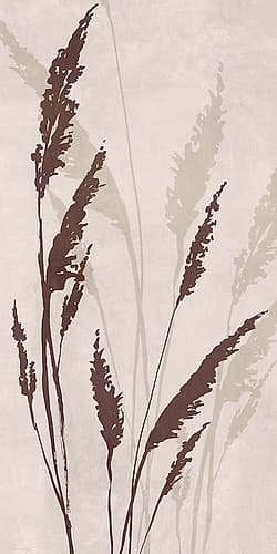 Tall Grasses on Light Canvas I Minimaliste reproduction