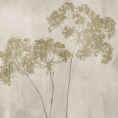 Delicate Silhouettes Against Canvas Minimaliste reproduction