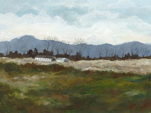 Quiet Fields Under Vast Skies Art Print
