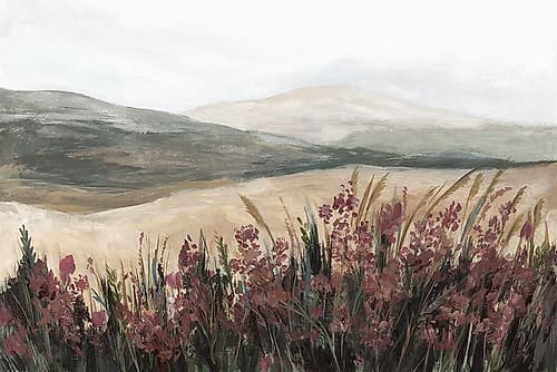 Wildflowers in Rolling Hills Art Print