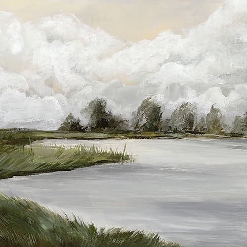 Calm Waters Under Vast Skies Art Print