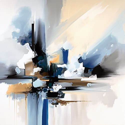 Splash of Light Abstract Art Print