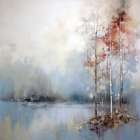Peaceful Pond II Art Print