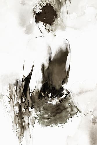 Ink Lady Art Print