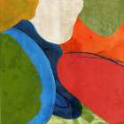 Colourful Blobs II Art Print