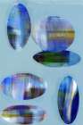 Blue Dynasty I Abstract Art Print