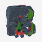 Clustering Blue II Art Print
