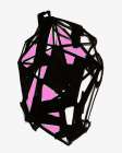 Magenta Gem Art Print