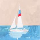 Sunset Sailing Art Print