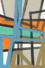 Road Map III Abstract Art Print