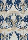 Blue Iris Wallpaper Art Print