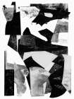 Jagged Black I Art Print