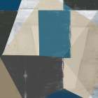 Fronts of Chemistry I Blue Version Abstract Art Print