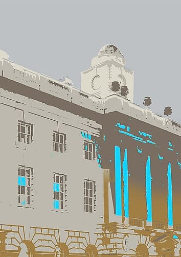 London Building II Cityscapes Print