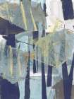Blue Goldie II Abstract Art Print