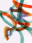 Orange Shuffling Art Print