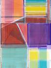 Rainbow Stained Glass I Abstract Art Print