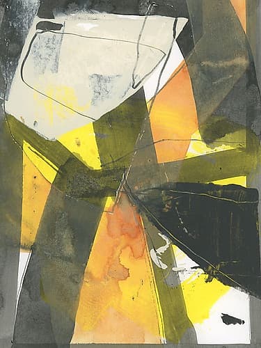 Yellow Cream I Abstract Art Print