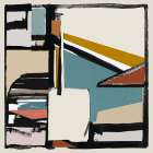 Black and Tan I Neutral Version Abstract Art Print