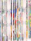 Aqua Blobs Stripes II Art Print