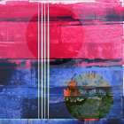 Violet Gradation I Art Print
