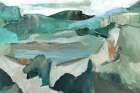 Blue Beach Landscape II Art Print
