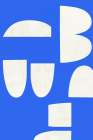 Blue Modernist Shapes Art Print