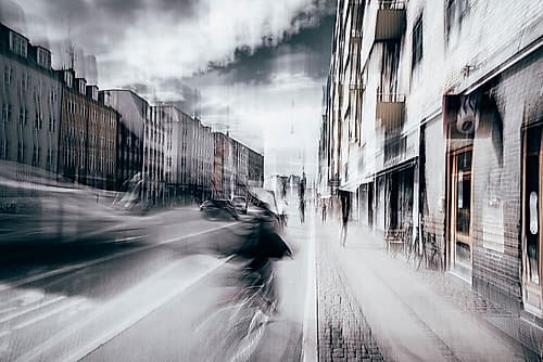 Life in Copenhagen Landscape Print
