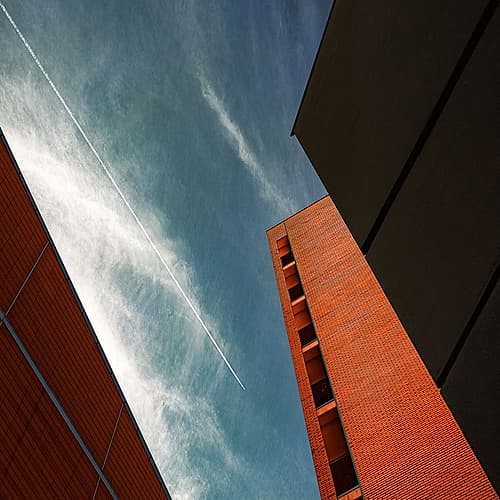 Look up Barcelona Art Print by Schuster