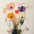 Dancing Petals I Art Print