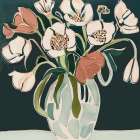 Burning Petals II Art Print