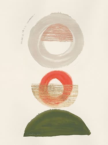 Crescent Lunar I Art Print by Hazel J