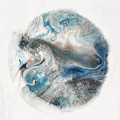 Blue Cosmo I Art Print by Hazel J