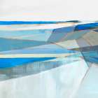 Blue Geo II Art Print