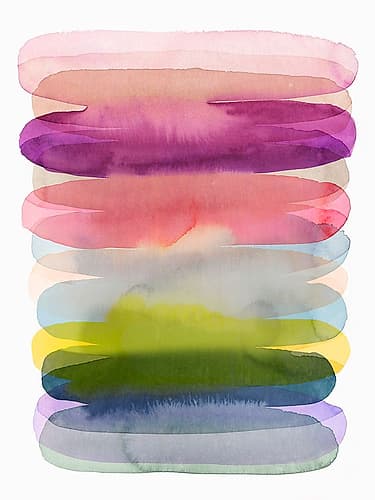 Luminous Layers I Minimalist Print