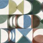 Muted Geometry in Soft Harmony Minimalist Print