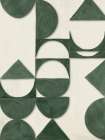 Sage Geometry in Soft Balance Minimalist Print
