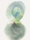 Soft Overlapping Circles in Green Mist Art Print