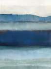 Layers of Tranquil Blue Horizons I Art Print