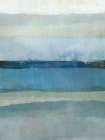 Layers of Tranquil Blue Horizons II Art Print