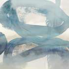 Flowing Blue Connections II Art Print