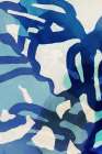 Flowing Waves of Blue Movement II Art Print